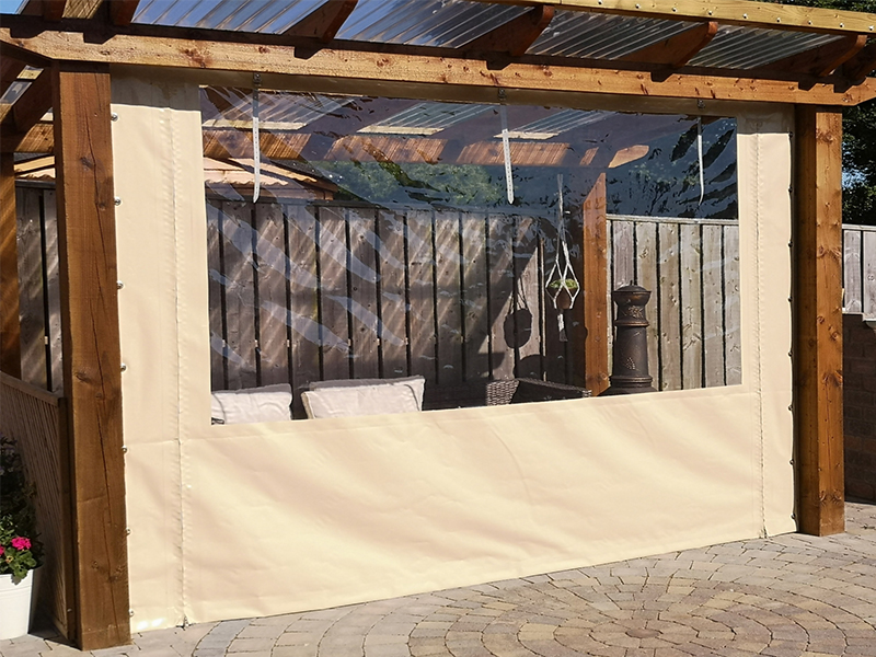 YYFANG Transparent Waterproof Cover Tarpaulin Dust and Rain
