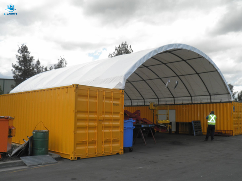 40ft Long Container Shelters - Container Domes & Shelters