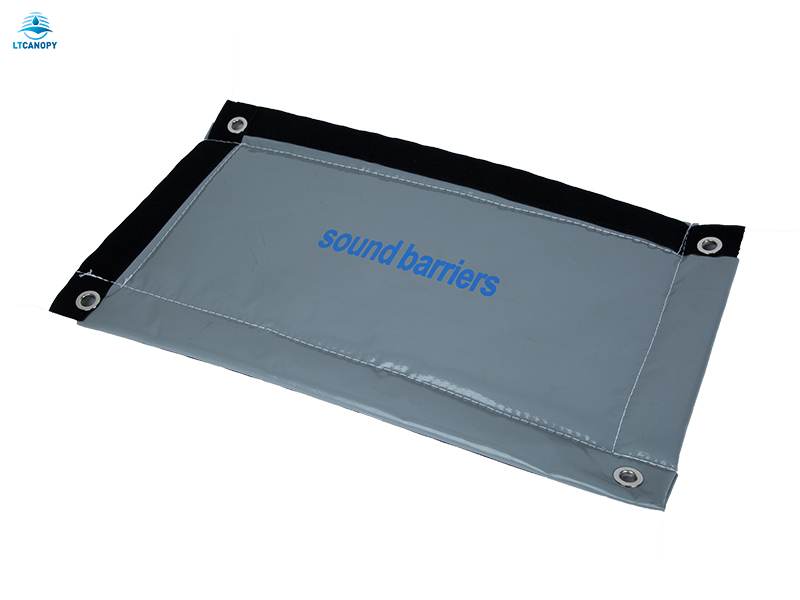 Grey Sound Barriers Tarpaulin for Reducing Noise - Buy soundproof ...